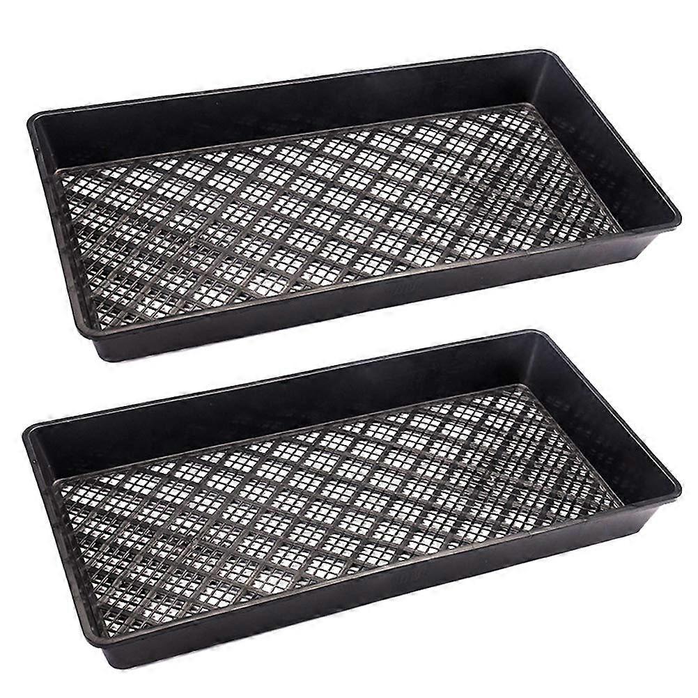 Planting Seedling Trays, Germination Trays, Pack of 2 Plastic Seedling Trays
