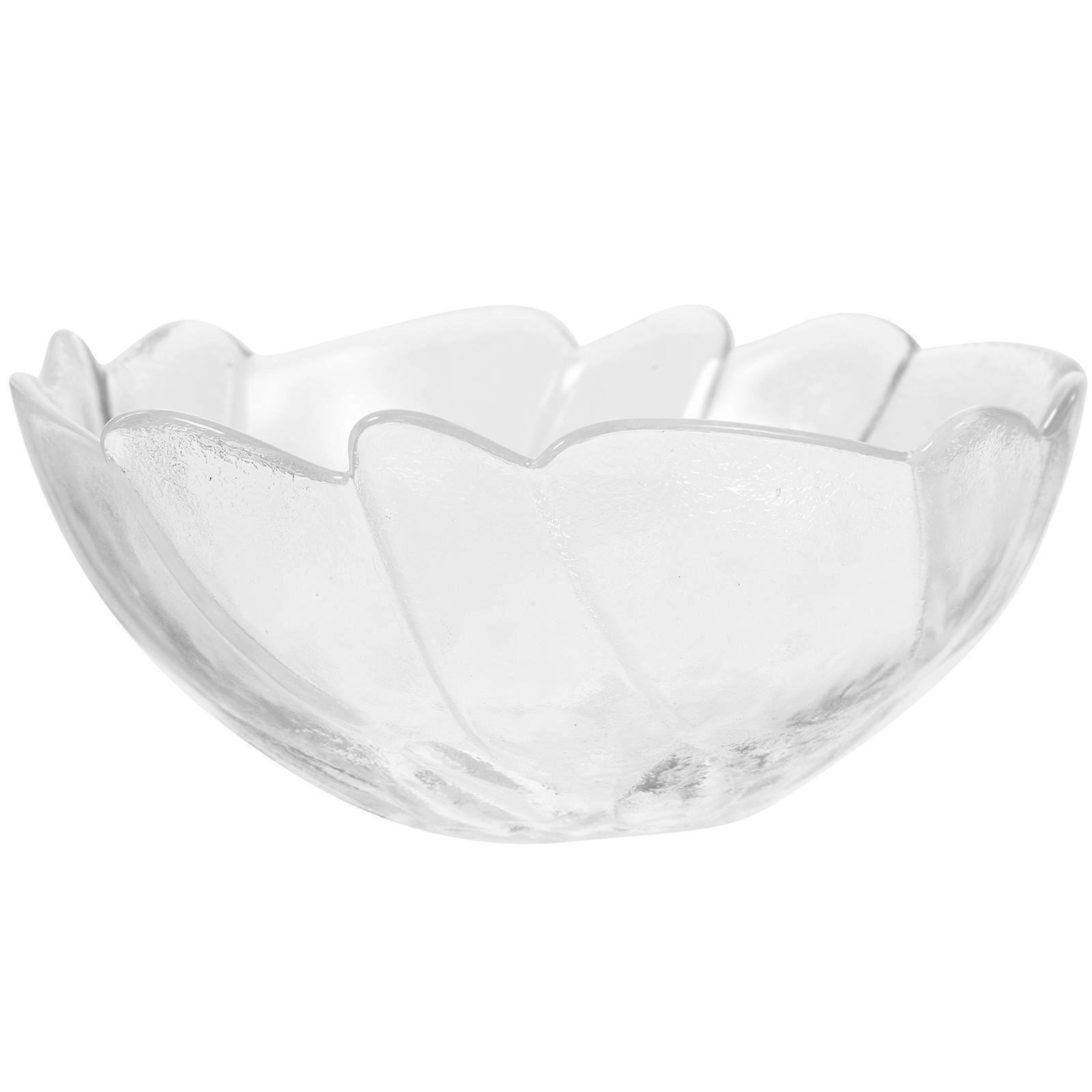Versatile Glass Bowl with Wave Lines for Everyday Use, Enhanced Strength and Stability