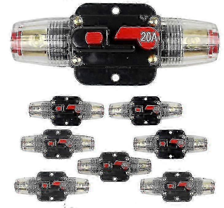Auto Circuit Breaker Reset Fuse Inverter Fuse Holder Inline Fuse Block 20-150 Amp Walkbee