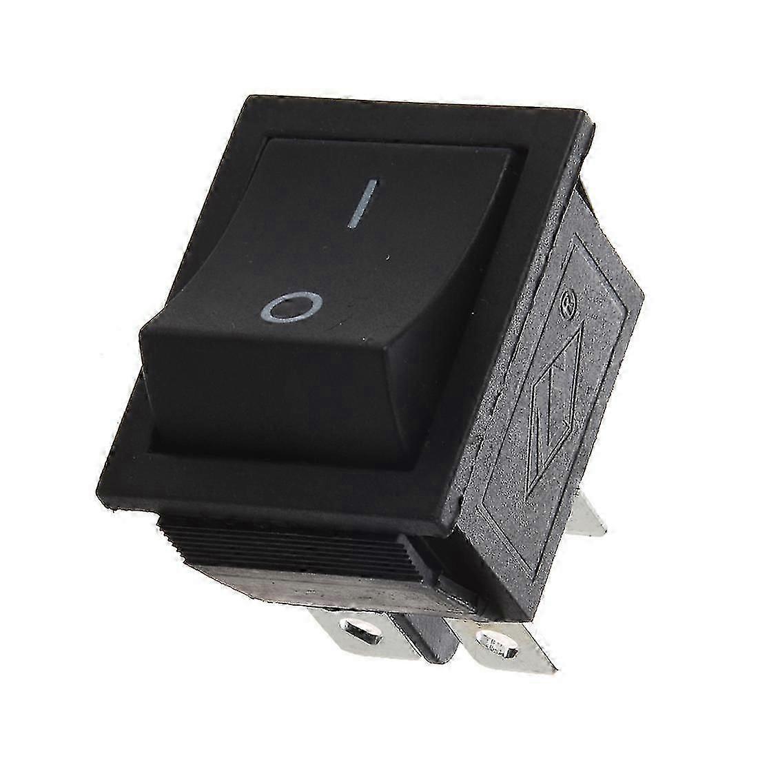 16A 250V DPST Boat Rocker Switch On/Off I/O 2-Position Snap-In 28x21mm