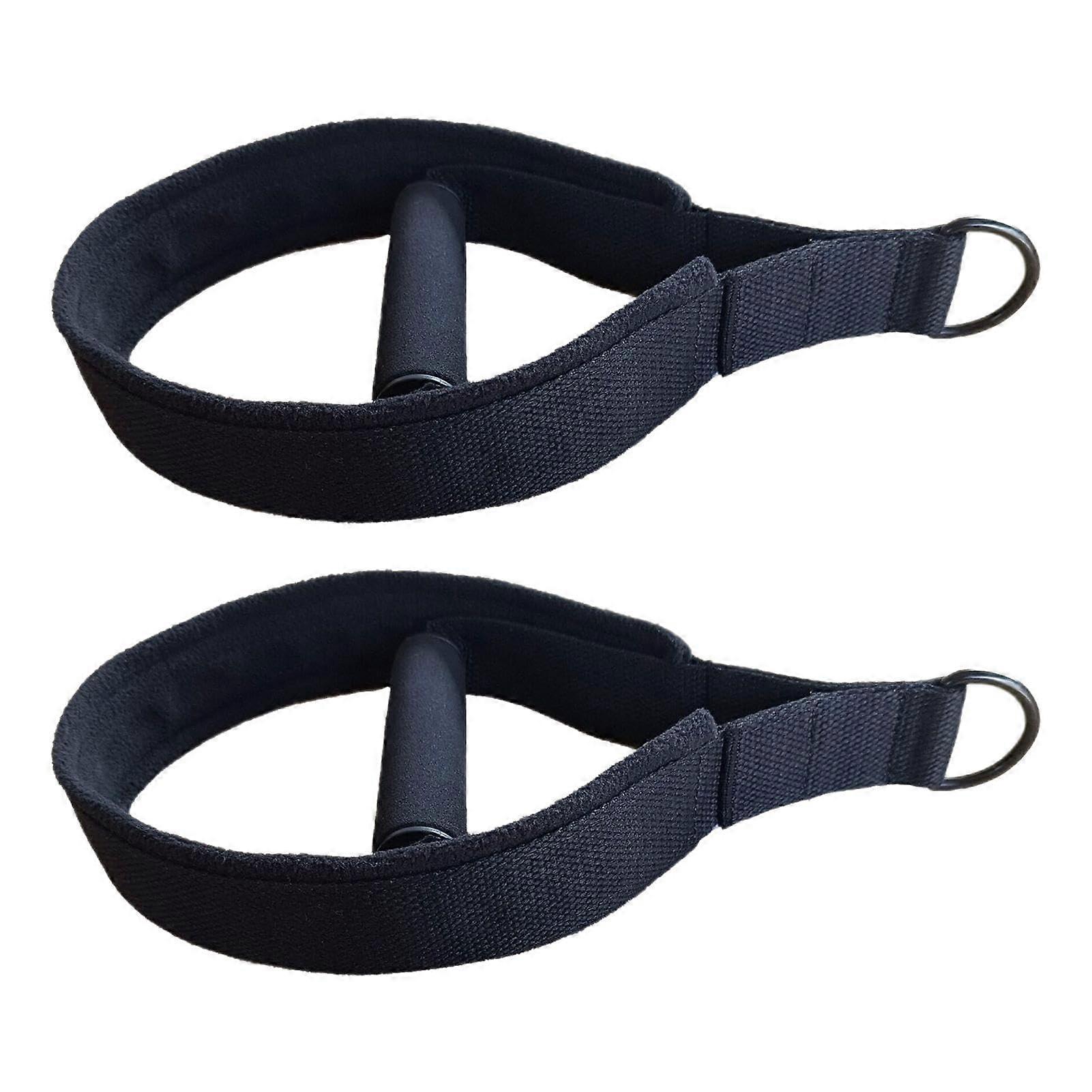 Pilates Straps with Double Loops - Adjustable Reformer Exercise Straps, 2 Pack Yoga Straps for Home Gym Fitness