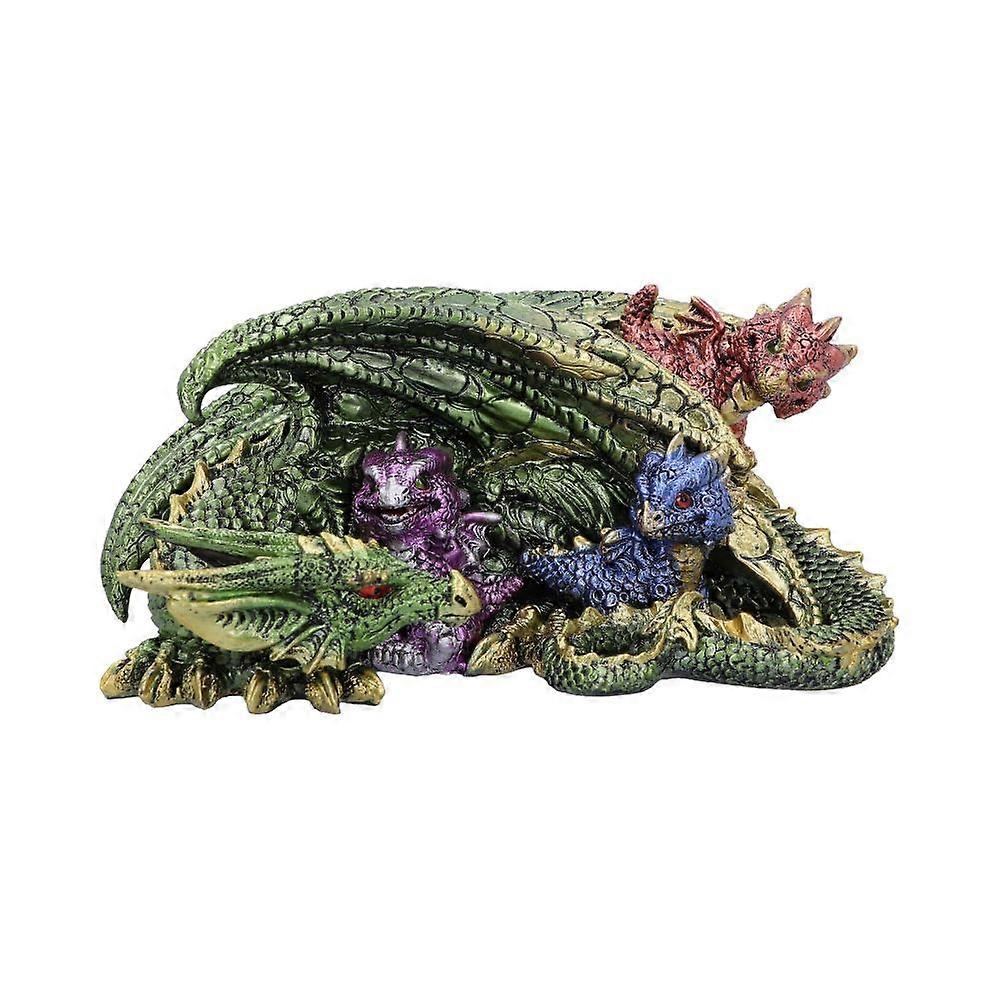 Hatchling Horde Metallic Dragon Figurine 173cm