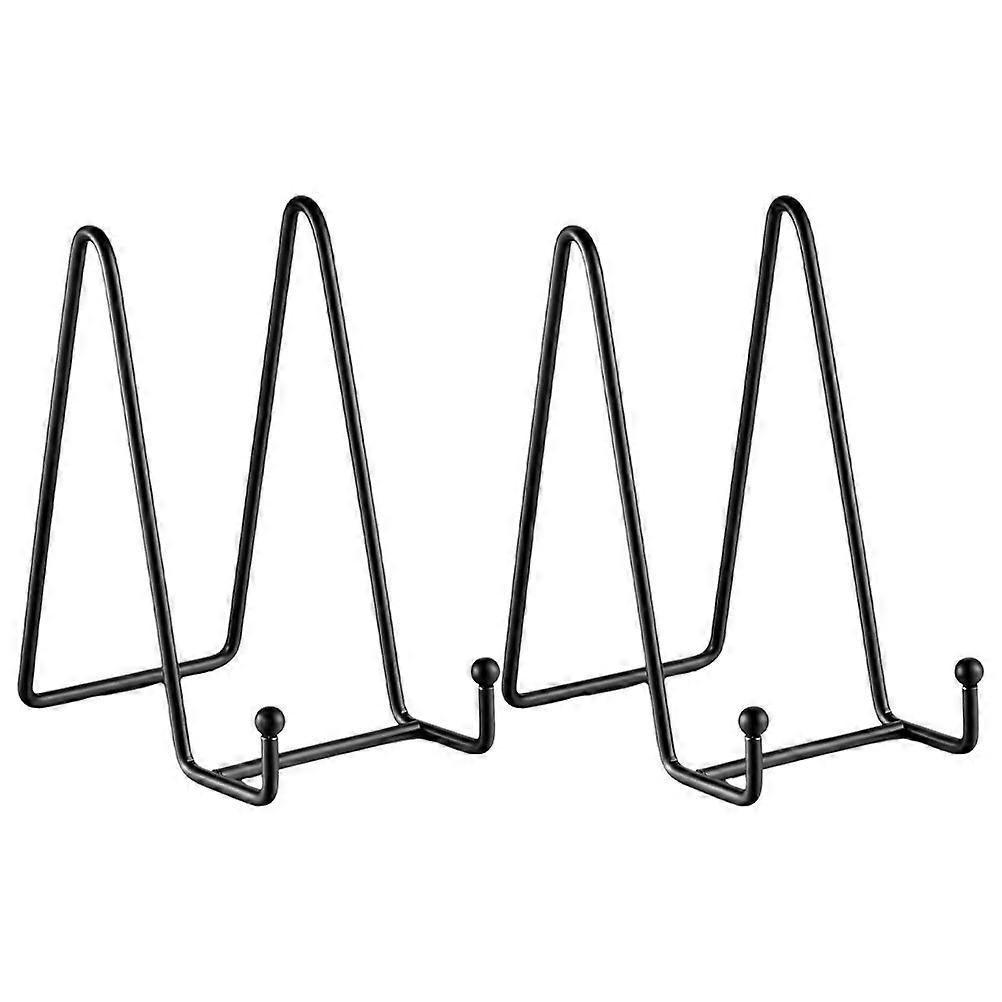 Iron Plate Display Holder, Elegant Easel Stand for Modern Decor Needs