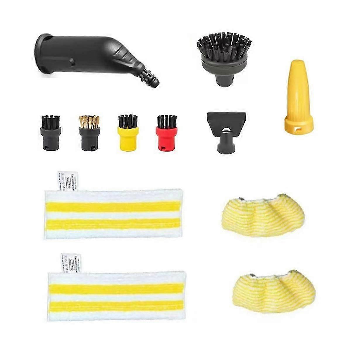 适用于 Karcher SC1 SC2 SC3 SC4 SC5 蒸汽清洁器零件更换蒸汽拖把圆形刷头家庭清洁