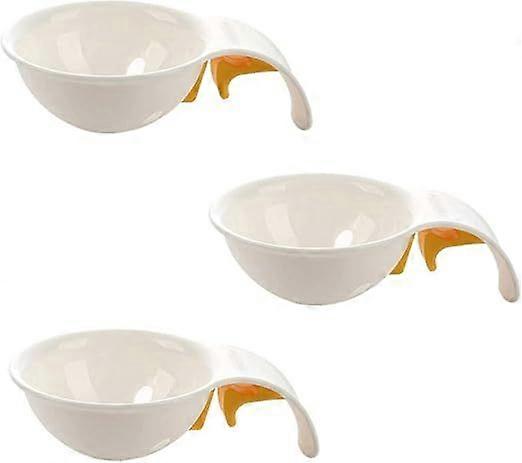 3 Pieces Egg Separator Clip-on Egg Separator Egg Yolk White Separator from Yolk Yoke Separators for Kitchen Gadget Baking Cake Cooking