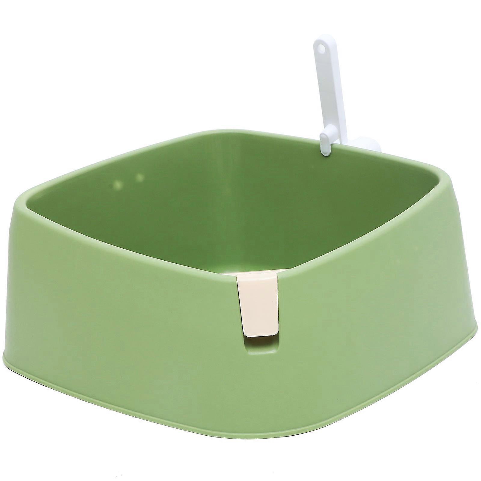 Pet Litter Box Odor Control Cat Training Semi Closed Style Color 1Set