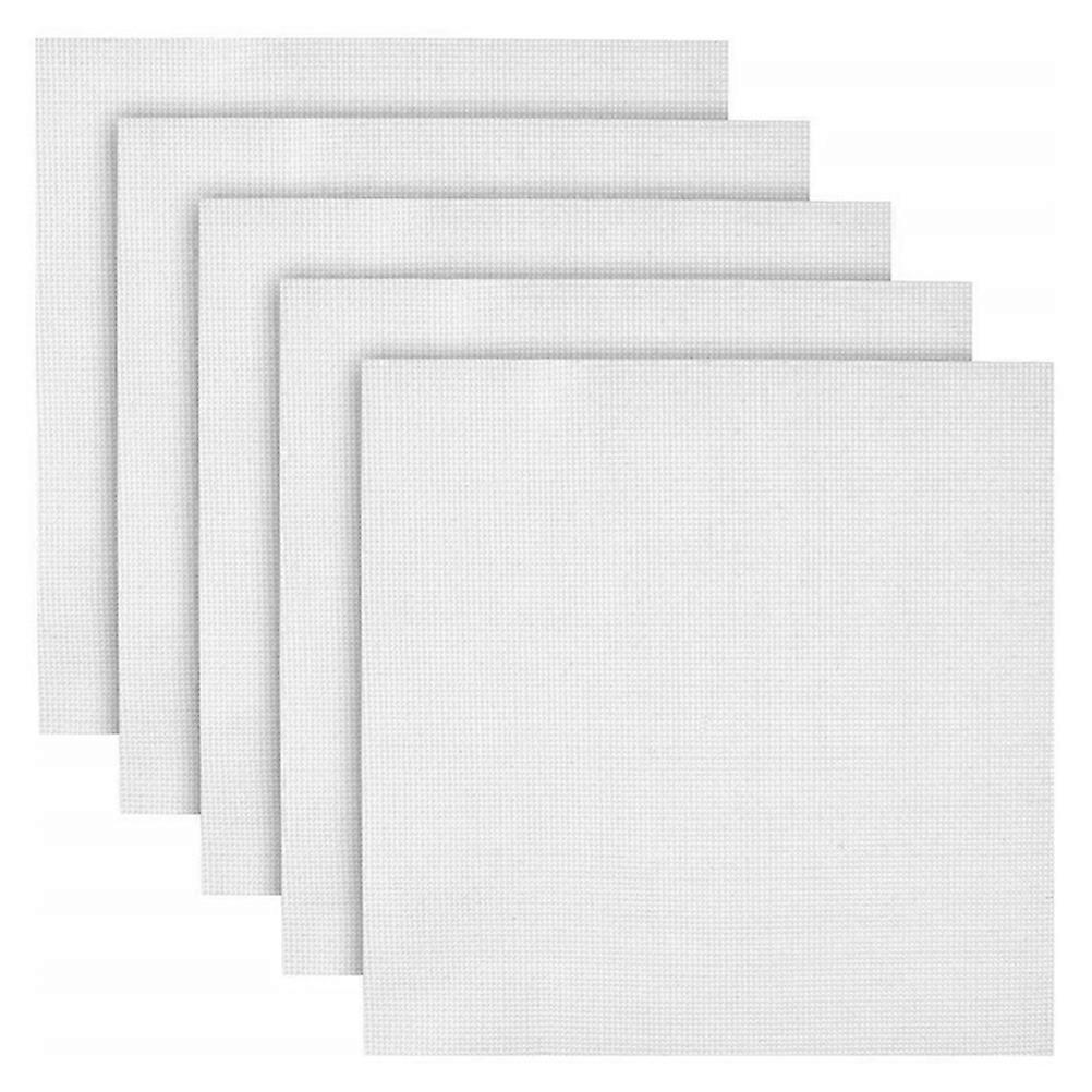 Needlework Cloth Cross-Stitch Cloth Embroidery Use Handmade Projects White 30x30cm Square Oral Cleaning 4Pcs