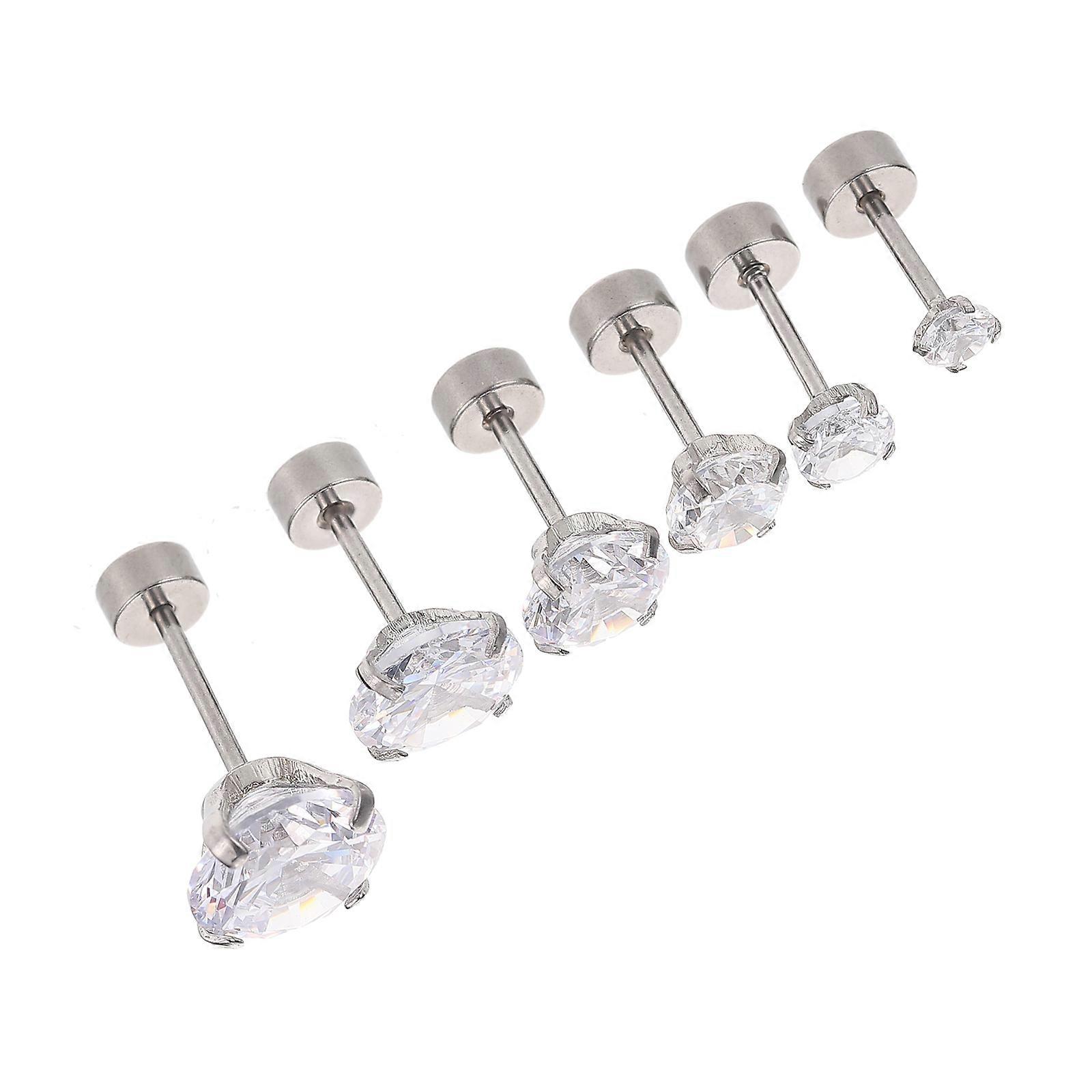 Here's a refined and professional product description based on your input:

 

**6PCS Stainless Steel Earrings for Men – Durable & Hypoallergenic
