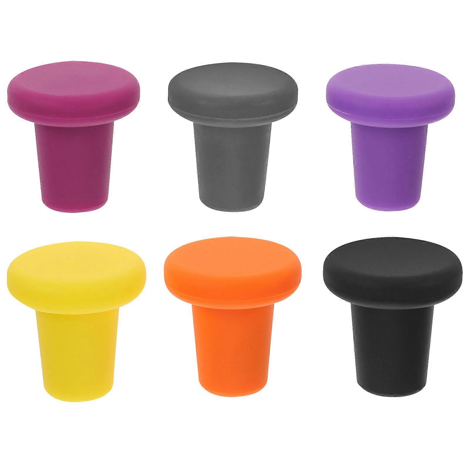 Here's a polished and engaging product description you can use for marketing or listing purposes:
**6pcs Silicone Stoppers – Reusable Sealing