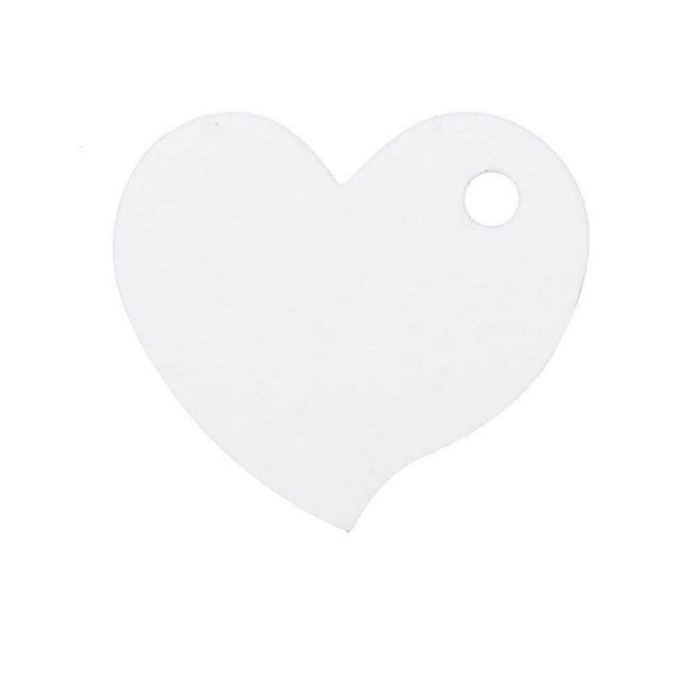 ハート型クラフト紙プレゼントタグ結婚式のベビーシャワー用のDIYブランクラベルジュートロープ100個入りホワイトに感謝します
