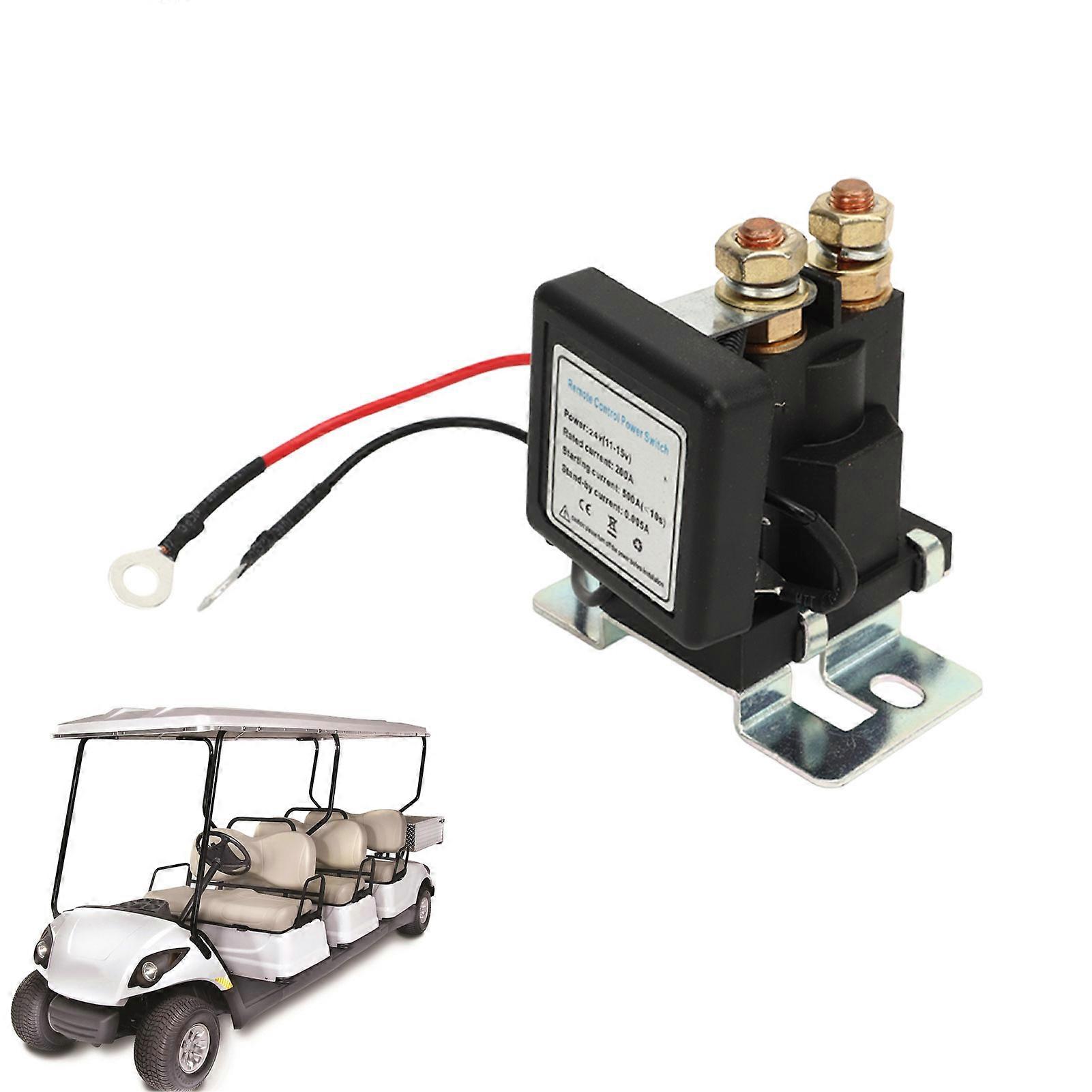 Car Battery Disconnect Switch High Current Master Battery Power Kill Disconnector Switch with 2 Remote Control 24V 