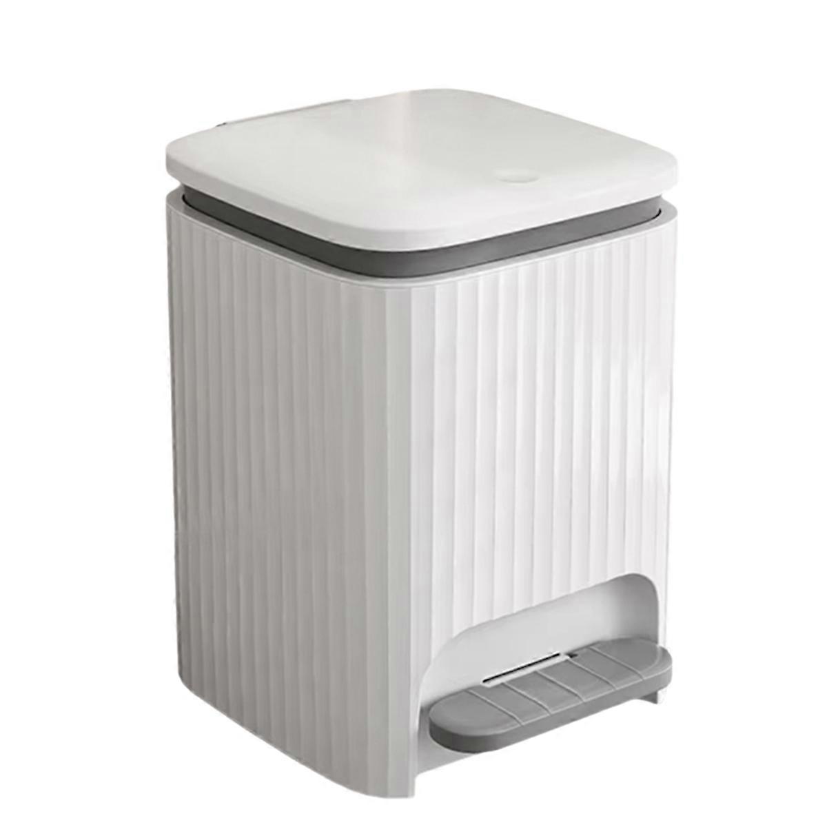 Waterproof Trash Can Foot Pedal Trash Can Large Capacity A