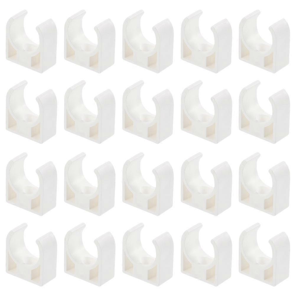 Motor Fixed Mounting Base Motor Mounting Bracket Model Making White U-Shaped Mounting 20Pcs