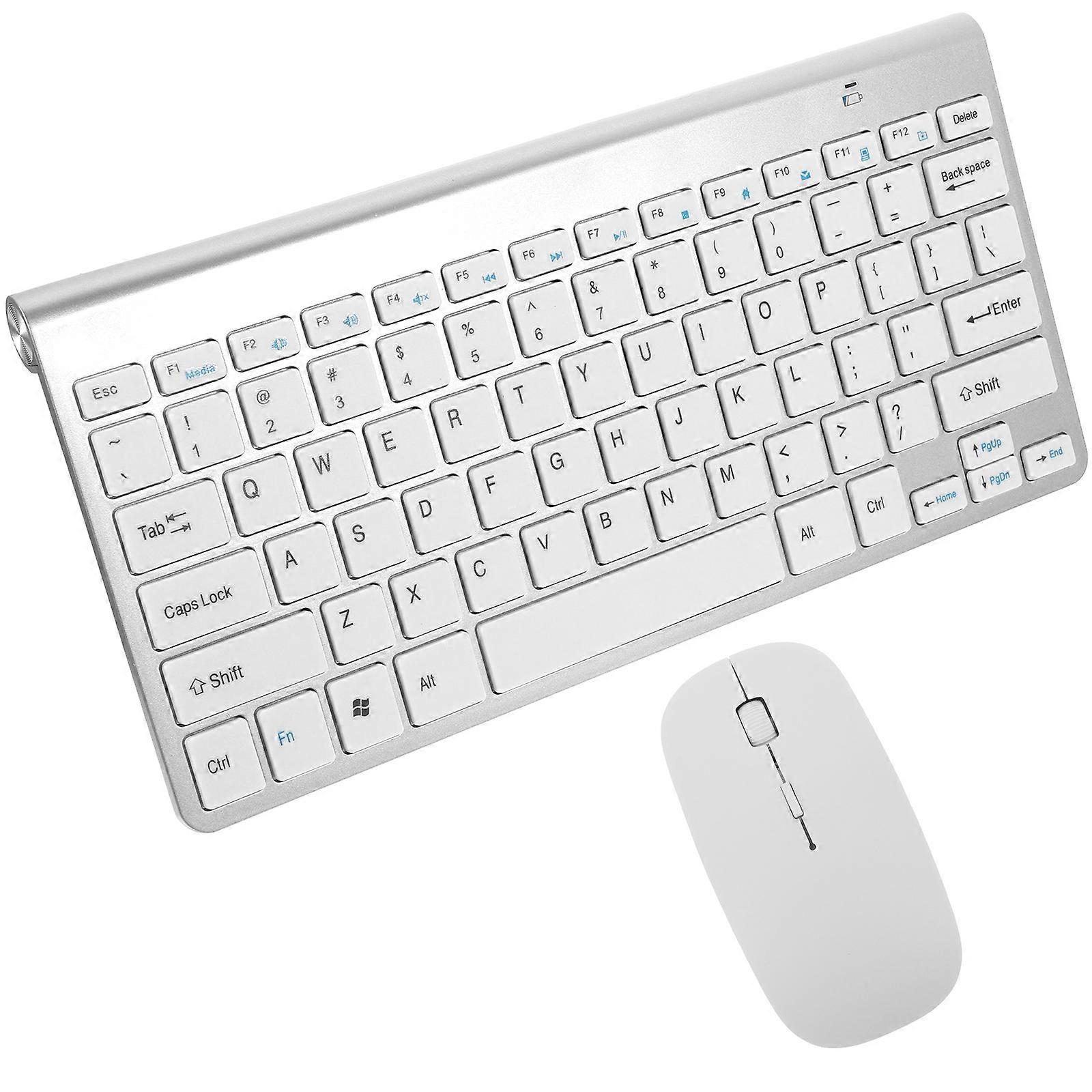 Space Saving Layout Wireless Keyboard Mouse For Pc Accessories 1 Set