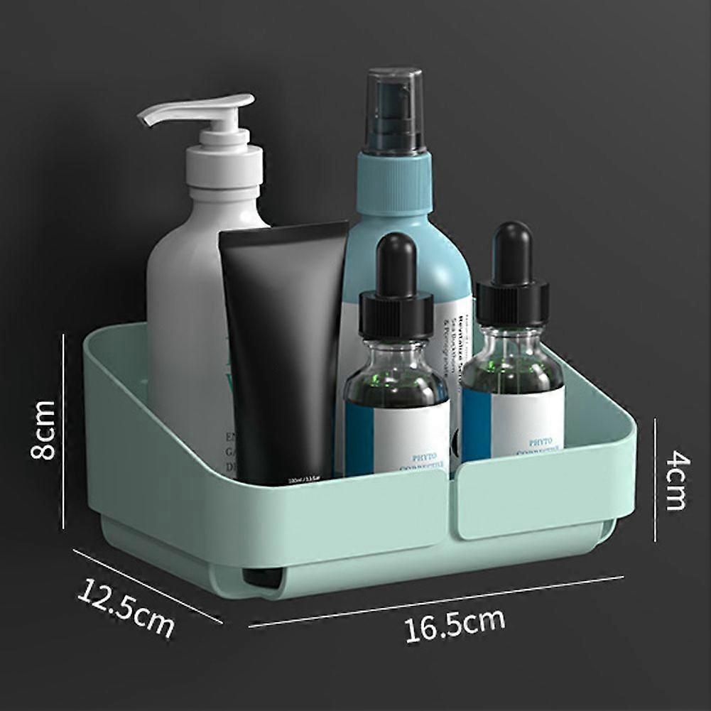 Wall Mounted Bathroom Storage Rack Multipurpose Drain Shower Floating Shelf
