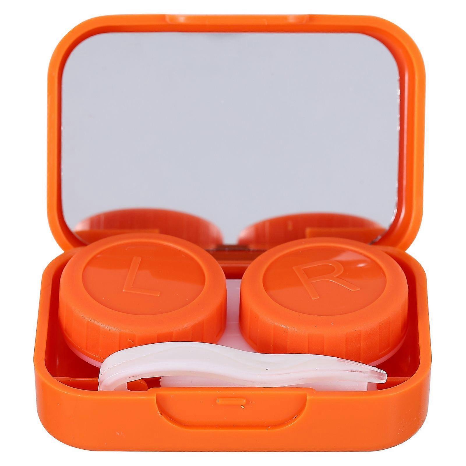 Lens Travel Case Lenses Boxes For Users Outdoor Activities 6.5X4.5X2CM Simple 4Pcs