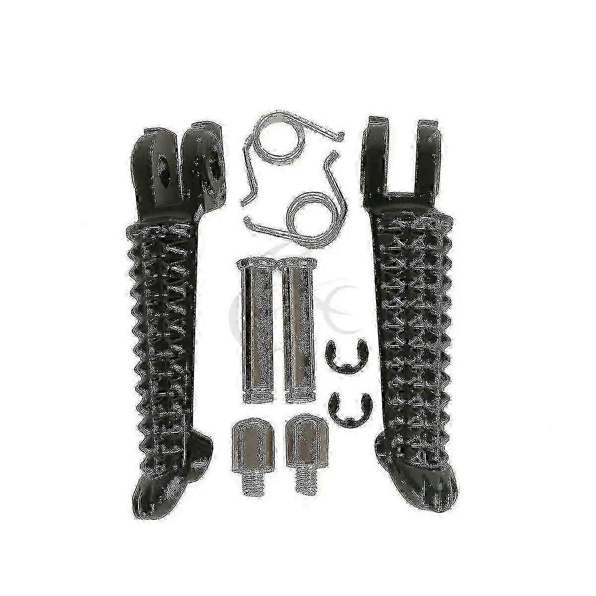 Motocicleta față spate picioare Cârlige pentru picioare pentru Yamaha Yzf R1 2002-2014 R6 2003-2012 2011 2010 2009 2008 2007 2006 05 Negru/argintiu