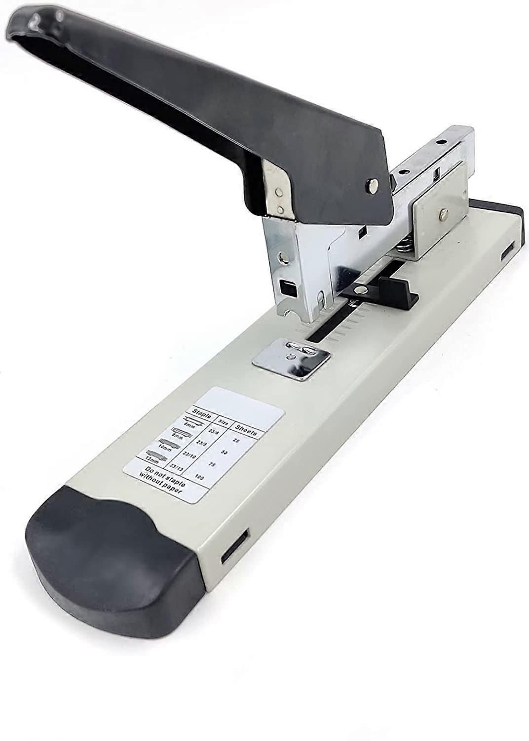 Heavy Duty Stapler with Staples, Paper Stapler, High Capacity Large Commercial Stapler, Industrial 6.4*28*17.8Cm