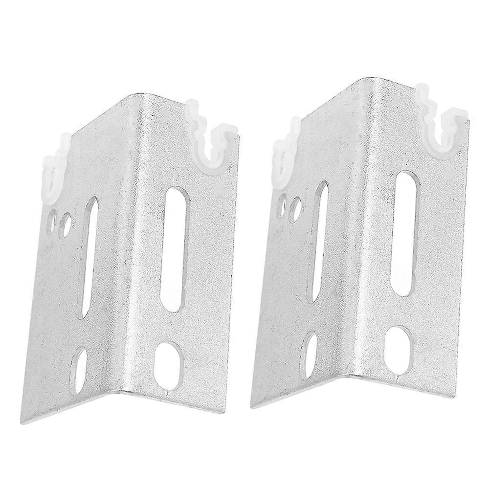 Steel Radiator Brackets (2 pcs) – Heavy Duty Mounting Hooks for Robust Support and Versatile Installation