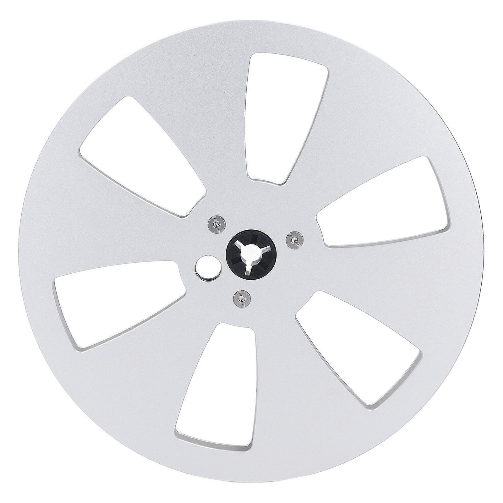 Sound Tape Empty Reel 1/4 7in Metal Aluminum for TEAC Tape Recorder Opening Machine Parts Silver
