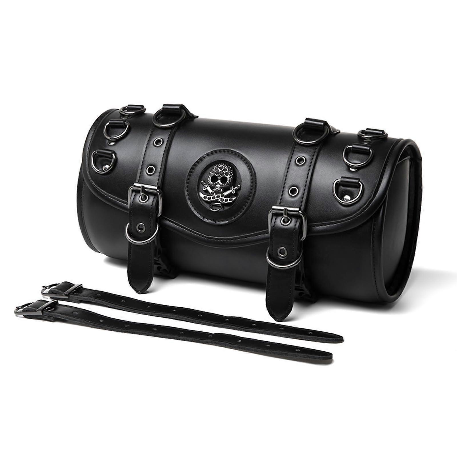 Saddlebag Front handlebar bag leather Sissybar storage bags Suitable for tools and important things for the daily commute to work