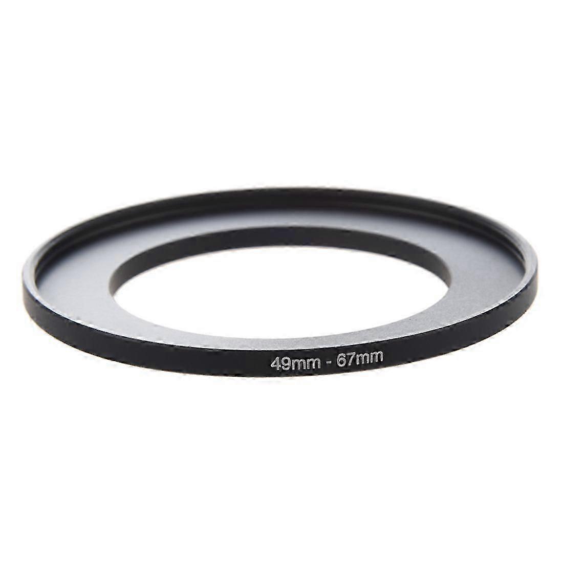 Camera Lens Filter Step Up Ring 49mm-67mm Adapter Black