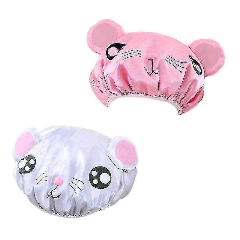 PEVA Bath Hat for Bath Use, Water-Resistant and Comfortable