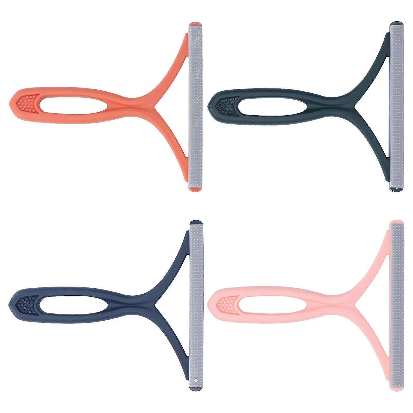 Lint Remover, 4 Pieces, DoubleSided Lint Remover, Lint Shaver with Updated Handle, Lint Brush for Cleaning Pet Hair, Dust, and Food Residues