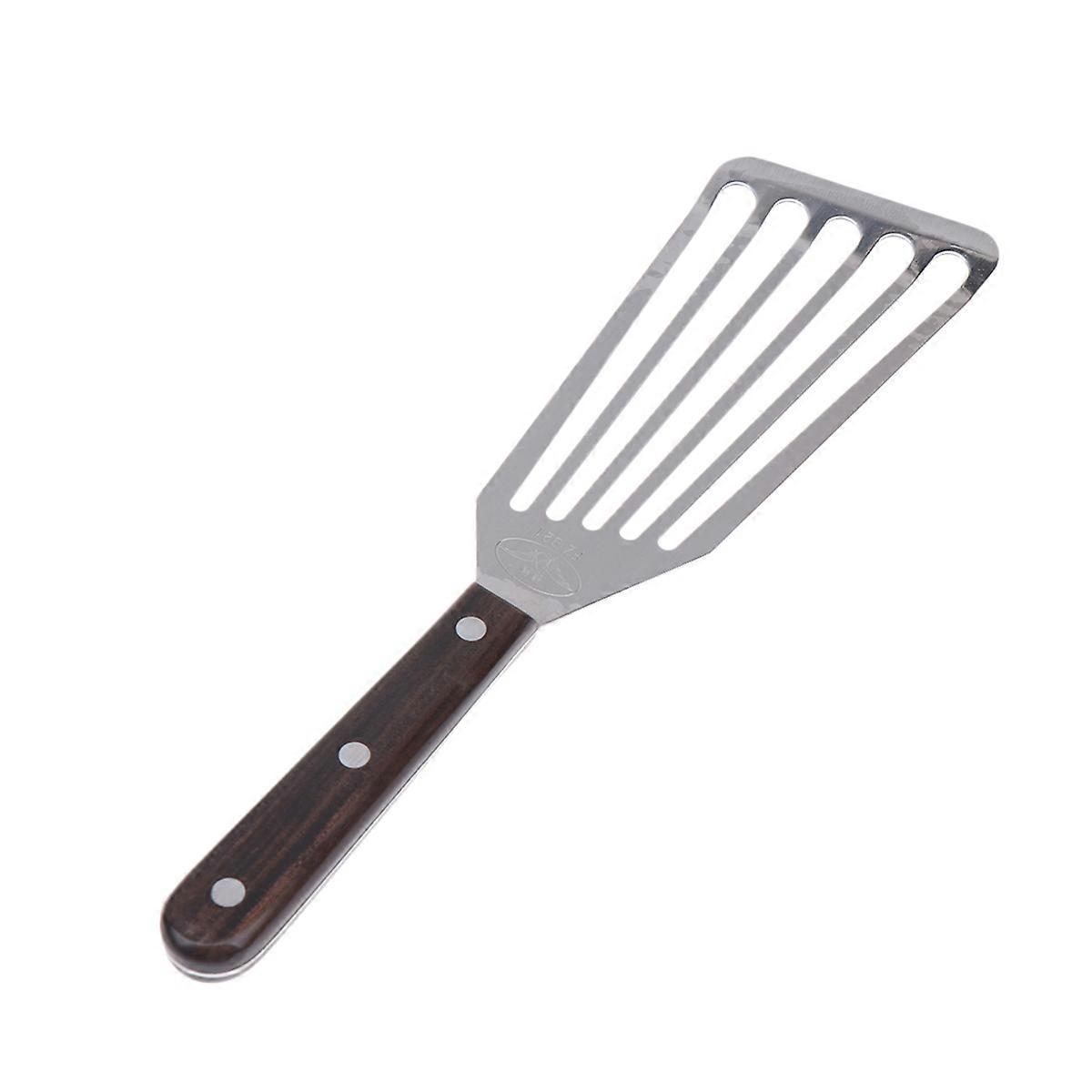 Stainless Steel Slotted Turner for BBQ, Frying, and Fish Cooking – Effortless Food Flipping and Draining Kitchen Tool