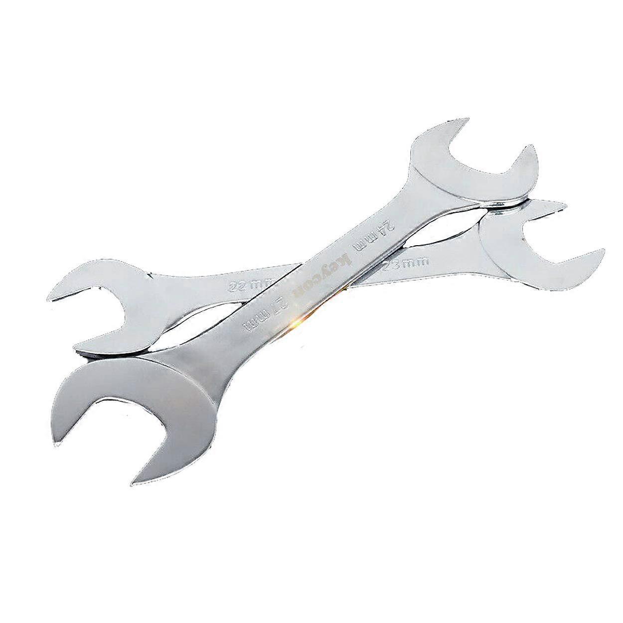 2 x 3mm Ultra Thin Open-End Spanner Wrench for Tight Spaces, 16 x 18 mm Metric Repair Tool