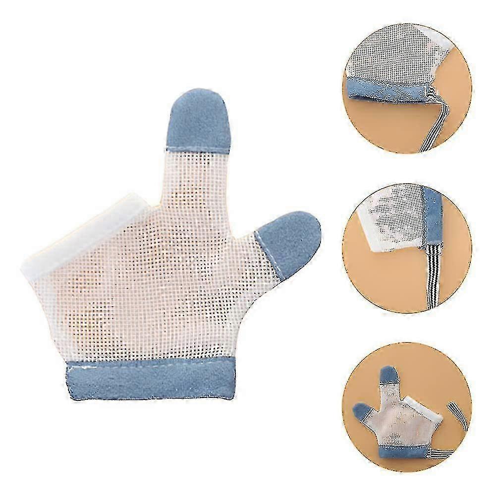 親指しゃぶりフィンガーガードピンク通気性赤ちゃん指しゃぶりストップ赤ちゃんのためにストップ