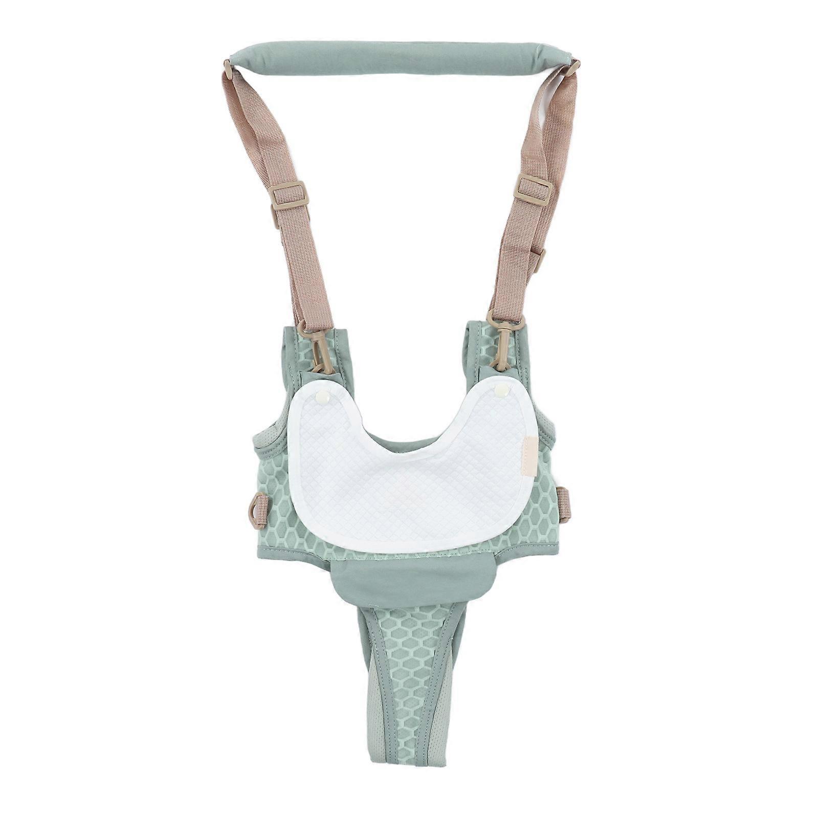 Baby Walking Harnesses Lightweight Adjustable Detachable Crotch Pad Handheld Toddler Walk Assistant Belt for 8‑24M