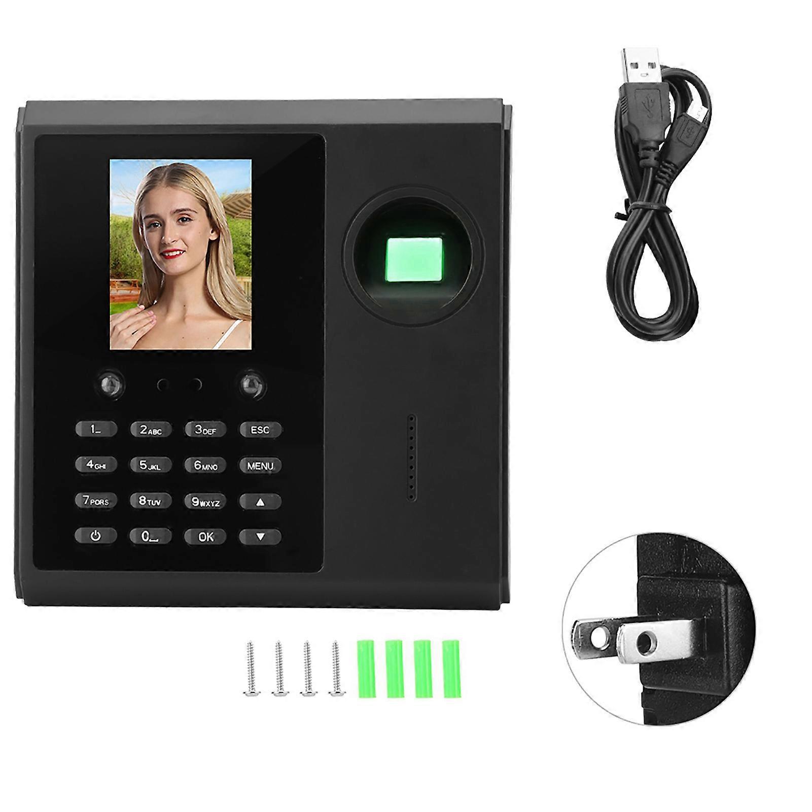 2.5in Face Fingerprint Time Attendance Access Control Machine W/ Network Interface