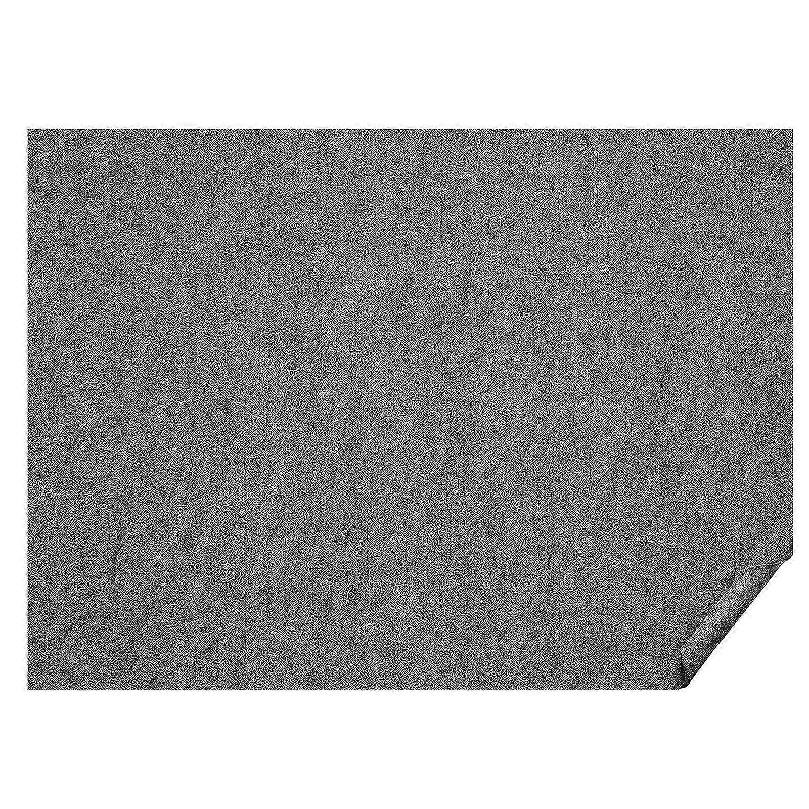 Rug Pad Gripper, 8\' x 10\' Protective Cushioning Carpet Pad, 0.24" Thick - Dual Surface Felt, 7-8 Scope of Area, Gray