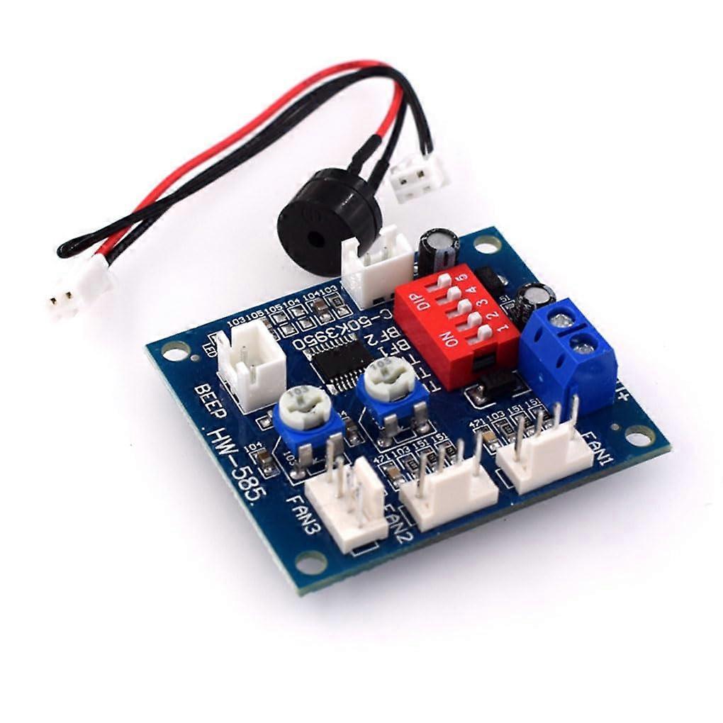 Fan Control Board Fan Speed Regulator Module for Desktop PC Upgrade Modified Electronic Components Accessories