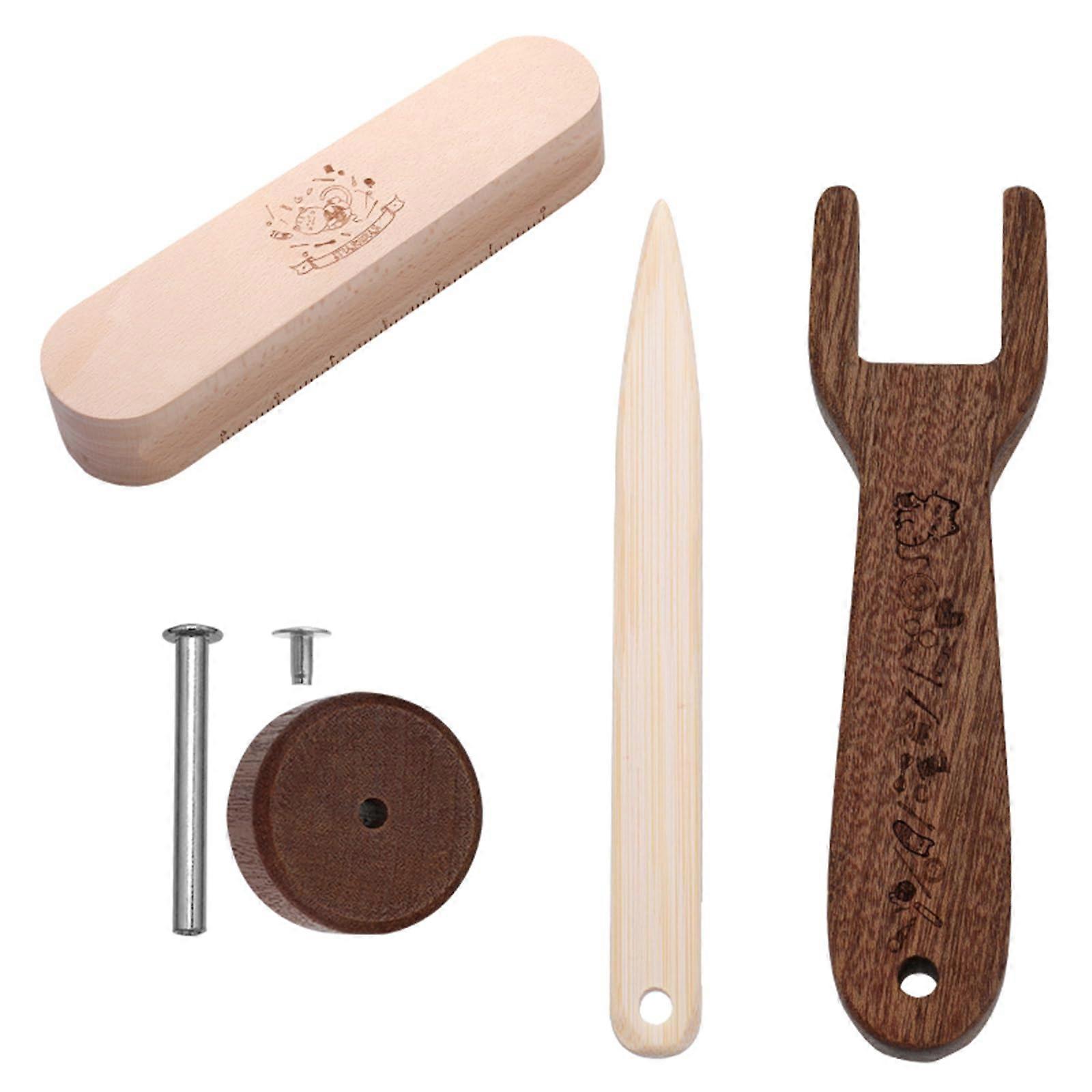 Quilting tool tailor's clapper set with seam roller, bone folder, seam presser tool, sewing tool for pressing, quilting, sewing