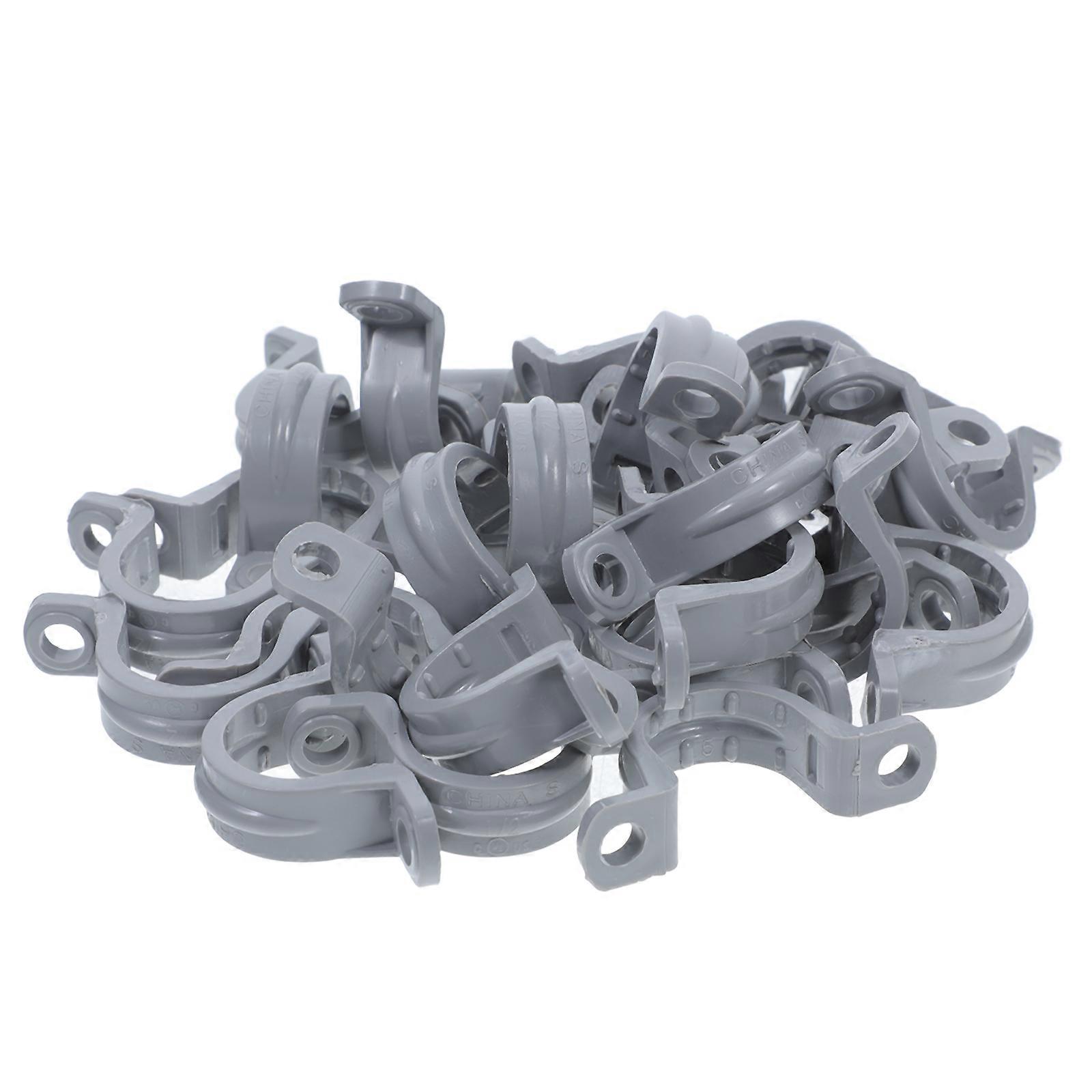 PVC Pipe Strap Clips Pipe Support Bracket Commercial Use Electrical Installation DIY Enthusiasts 30Pack