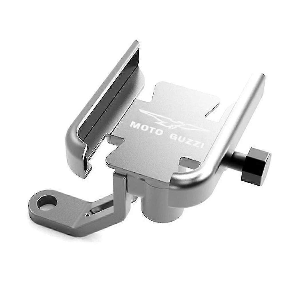 CNC Handlebar Mirror & Mobile Phone Bracket Stand Holder for Moto Guzzi V100 Mandello, V7 Stone, V8s, TT, Bobber, Breva 850/1100/1200