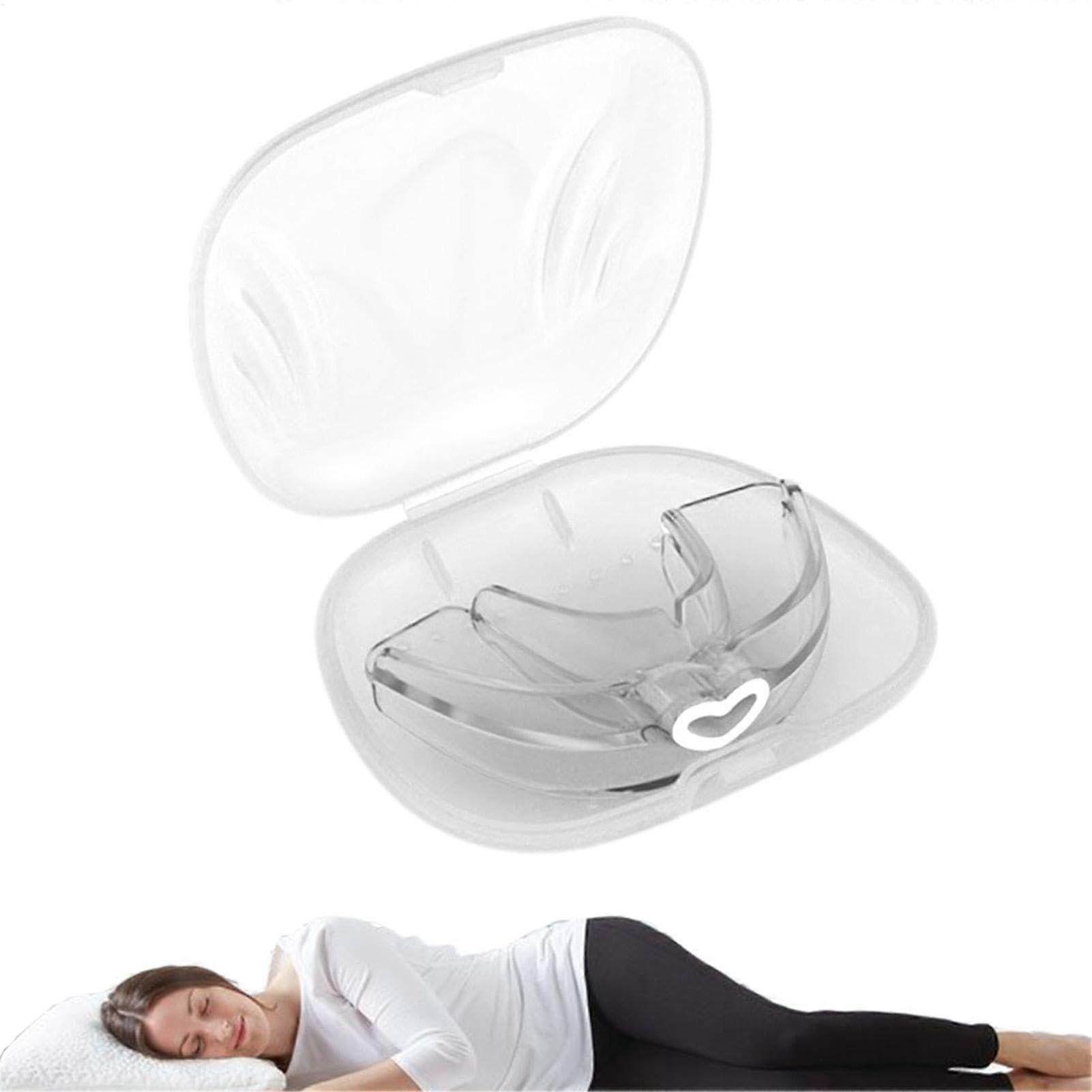 Mouth Guard for Sleeping, Comfortable Anti-Snoring Device, Portable Night Mask for Travel, Adjustable Snoring Mouthpiece