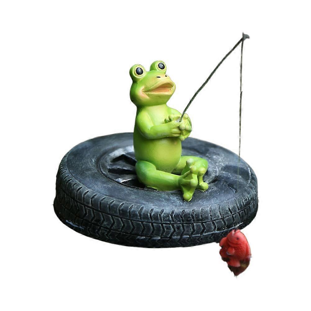 Yard Pond Frog Decorations The Frog Garden Statue Water Floating Pond Ornament