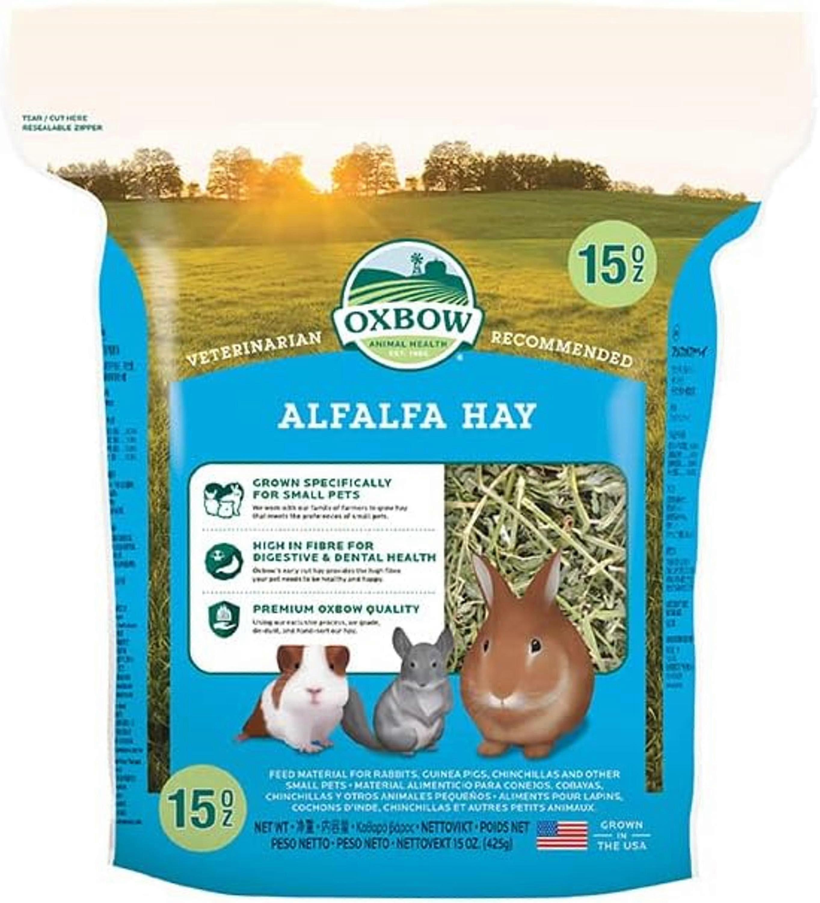 Oxbow Alfalfa Hay Smådjur Strö 425g
