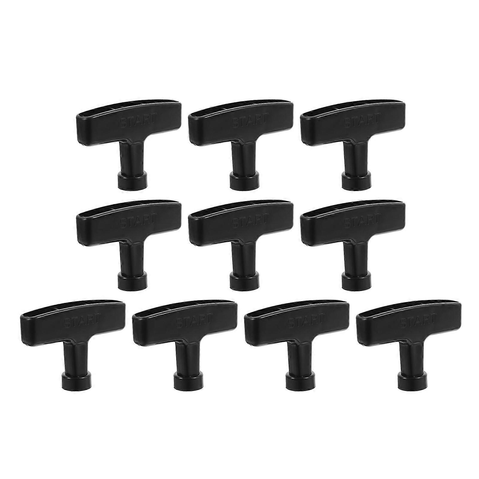 Durable Black Pull Start Handle Replacement for Small Engine Equipment Ideal for Lawn Mowers Generators Size 10pcs