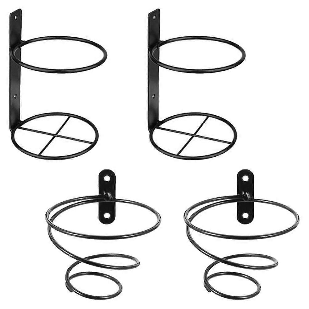 Black Metal Wall Mounted Wine Rack for Storage Use with Integrated Assembly and