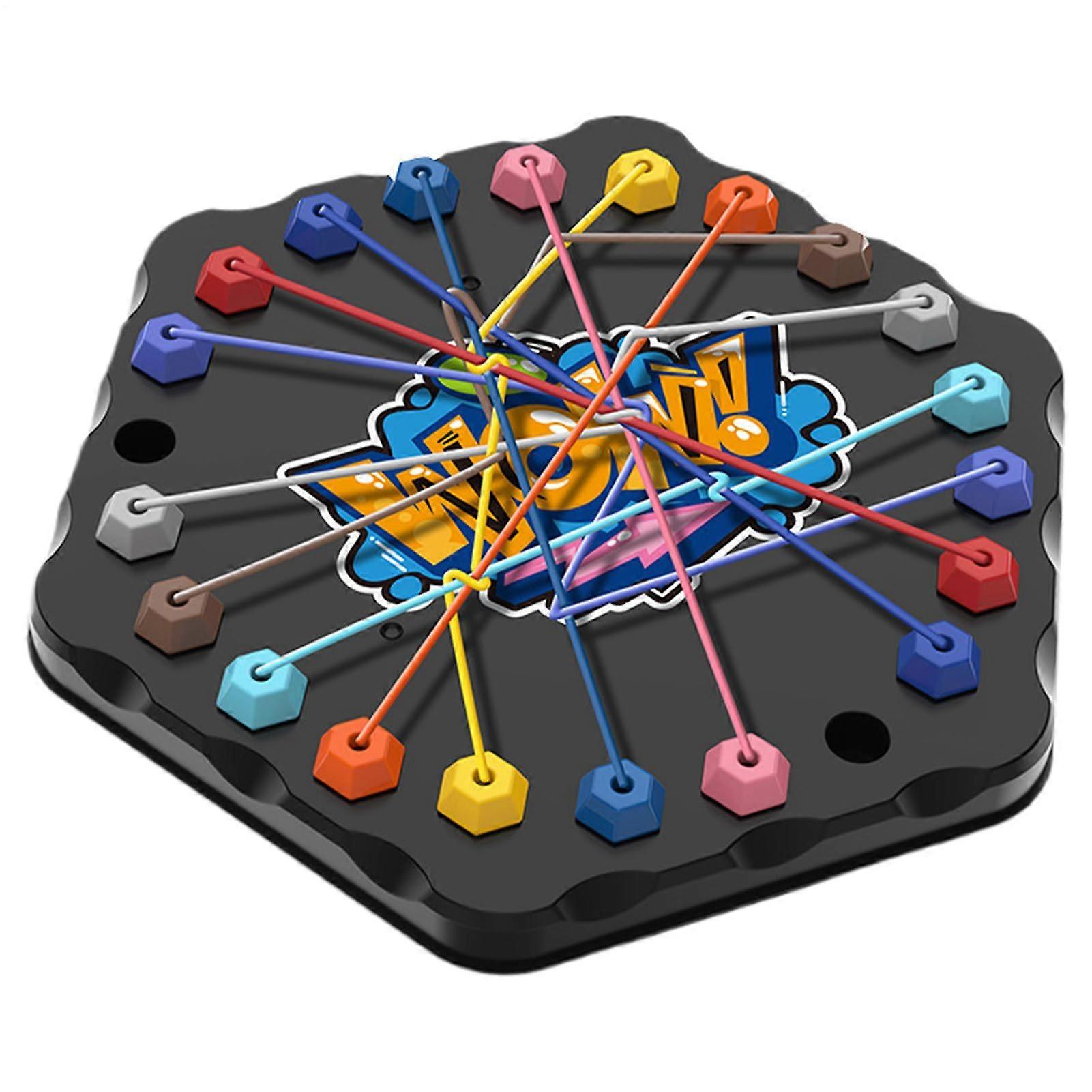 Rope Puzzle Game Interactive Motor Skills Toy For Parent-Child Interaction Kids And Adults Durable Rope Puzzle