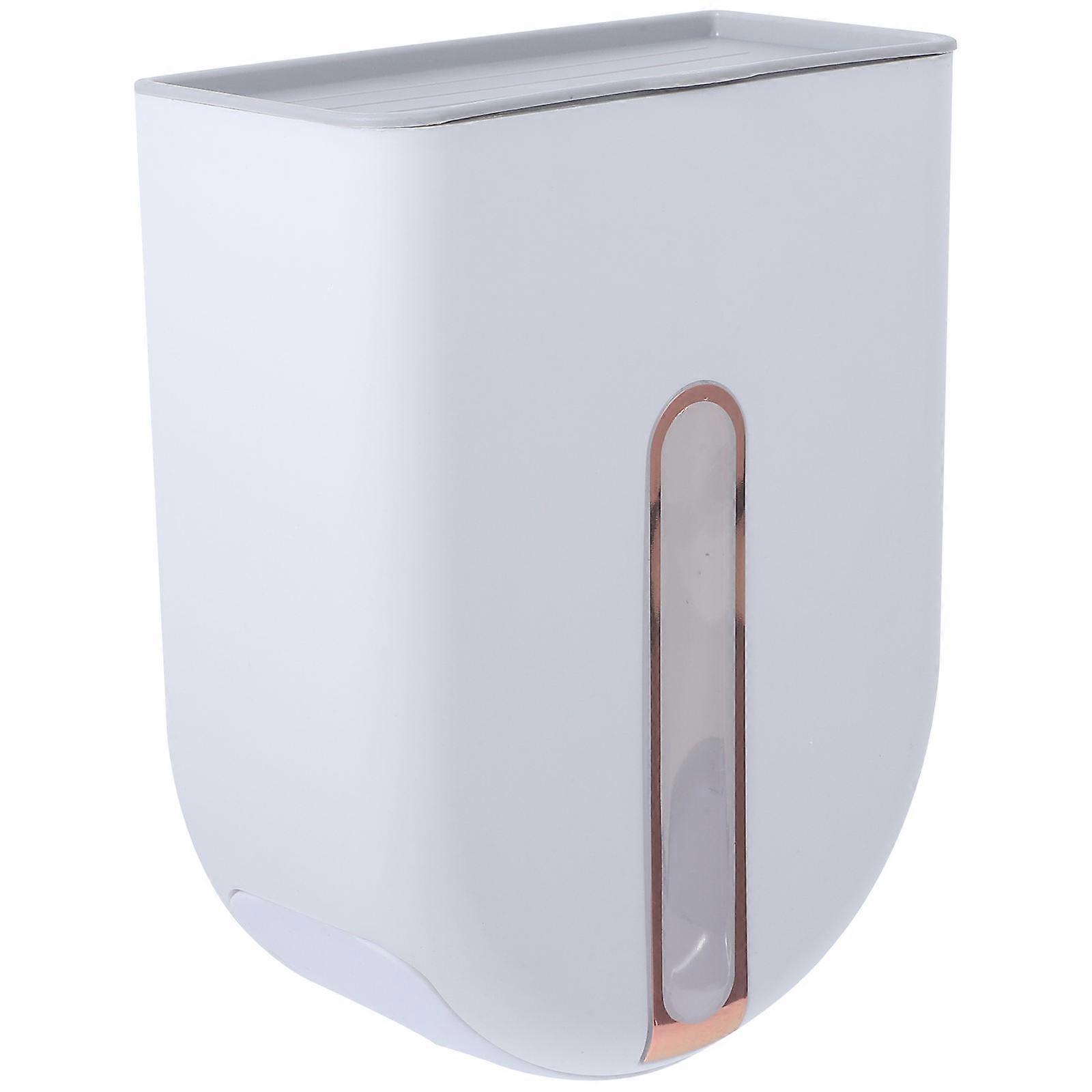 White Wall Mount Organizer Bag for Kitchen with Creative Design and PP Material 1 Piece