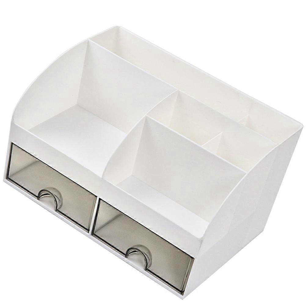Desktop Storage Box Drawer Type Storage Box Office Minimalist Design 8.3×5.6×4.7in Organizing 1Pack