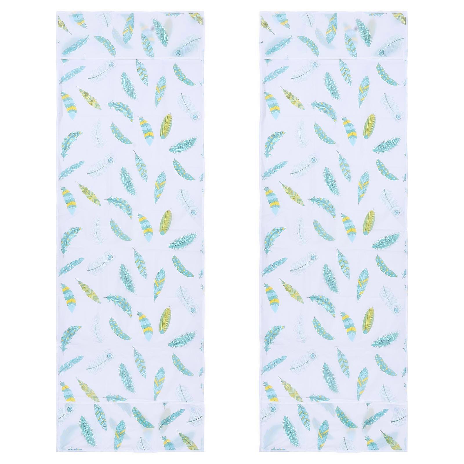 Refrigerator Cover Peva Dustproof Washing Machine Cover with 2Pcs Storage Pockets