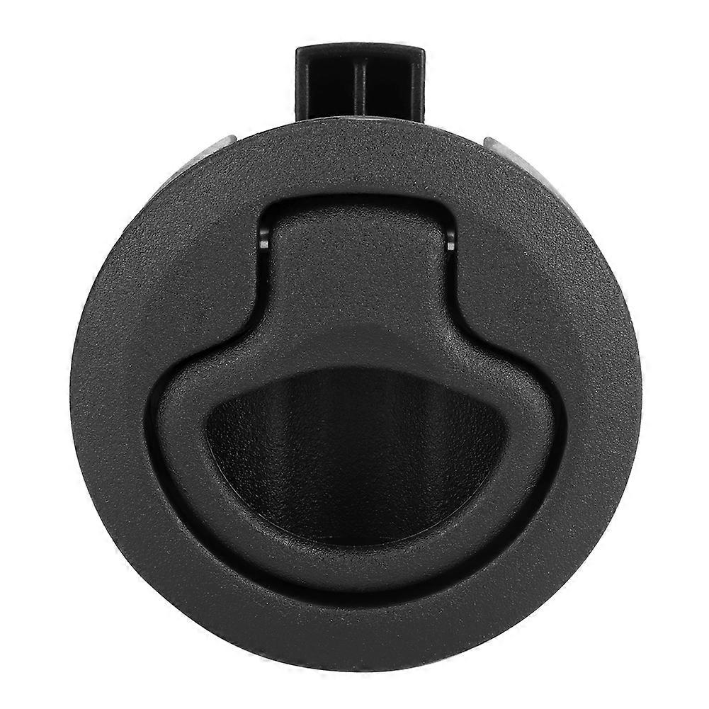 Black Round Flush Slam Latch Deck Hatch Pull Practical Boat Marine Hardware Accessoire