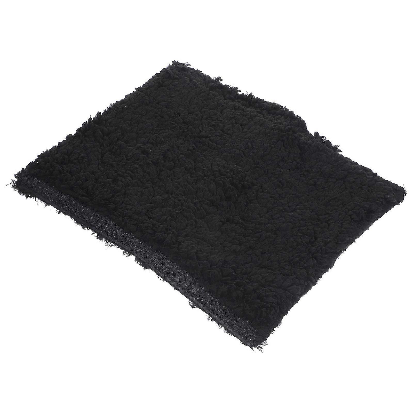Armrest Plush Protector Rectangular Shape Winter Use Anti-Slip Comfort 1 Pair