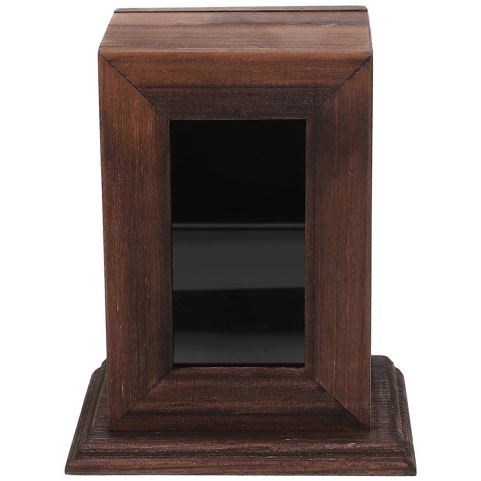Pet Ashes Cremation Urn Dog Memorial Cat Ash Wooden Box